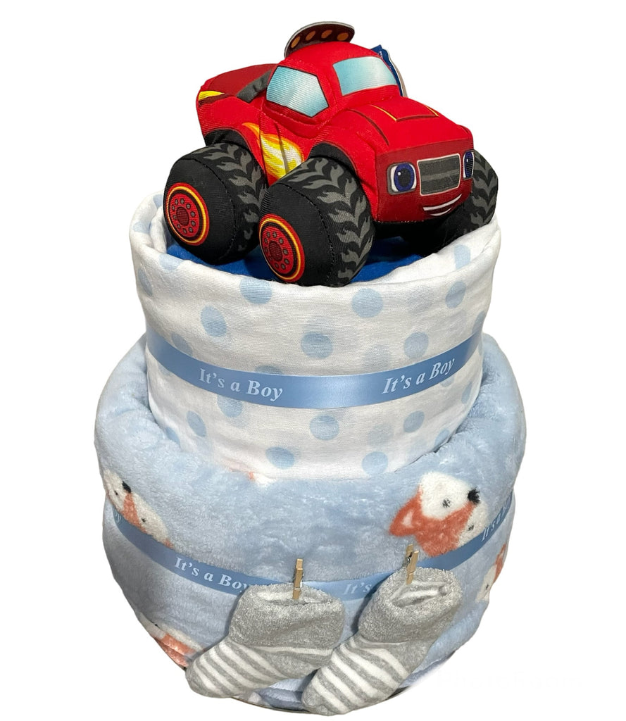 Monster Truck newest diaper cake